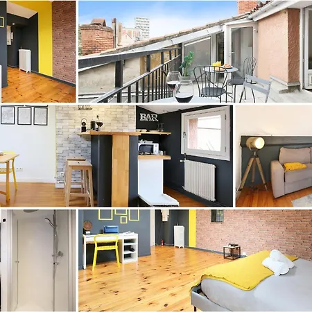 Apartament Expat Renting - L'alcove - - Wifi Tuluza